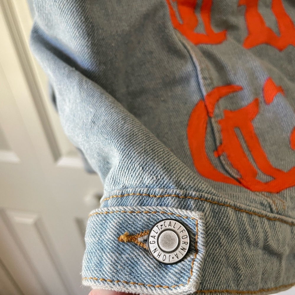 Syracuse Handpainted “Cuse” Denim Jacket - Picture 3 of 5